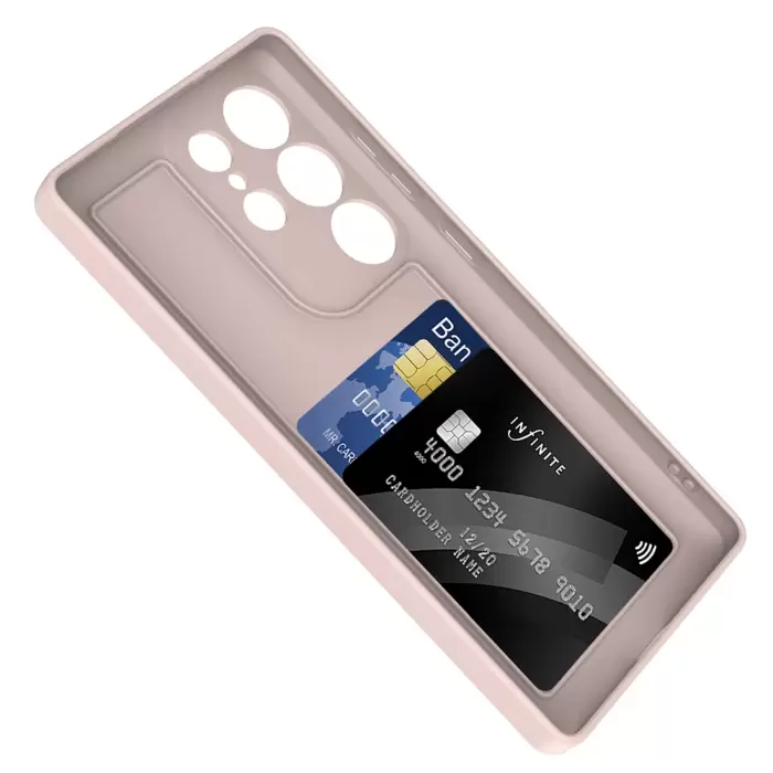 Samsung Galaxy S25 Ultra Kılıf Kamera Korumalı Kartlık Hazneli Lopard Vitra Kapak