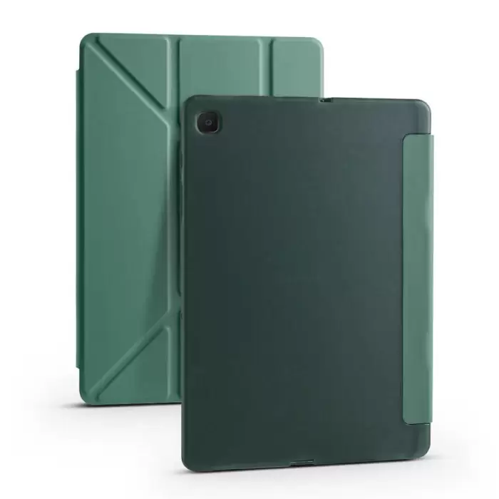 Samsung Galaxy Tab A7 10.4 T500 2020 Kılıf Lopard Tri Folding Kalem Bölmeli Standlı Kılıf