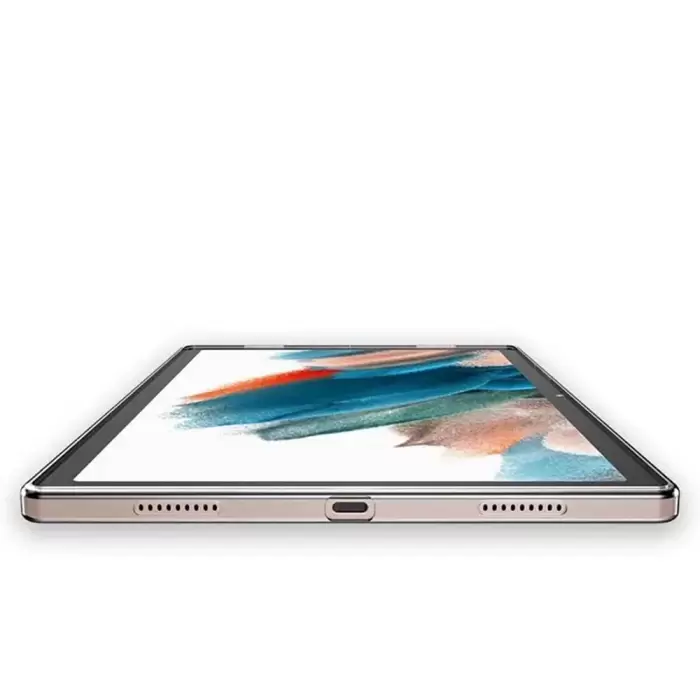 Samsung Galaxy Tab A9 Kılıf  Tablet Kamera Korumalı Renksiz Şeffaf Esnek Silikon Kapak Süper