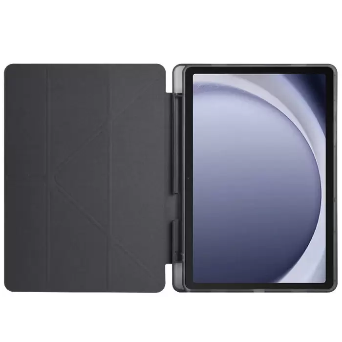 Samsung Galaxy Tab A9 Plus Kılıf Lopard Tri Folding Kalem Bölmeli Standlı Kılıf