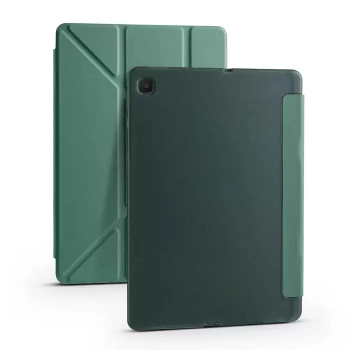 Samsung Galaxy Tab S6 Lite P610 Kılıf Lopard Tri Folding Kalem Bölmeli Standlı Kılıf