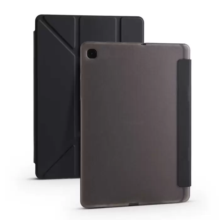 Samsung Galaxy Tab S6 Lite P610 Kılıf Lopard Tri Folding Kalem Bölmeli Standlı Kılıf