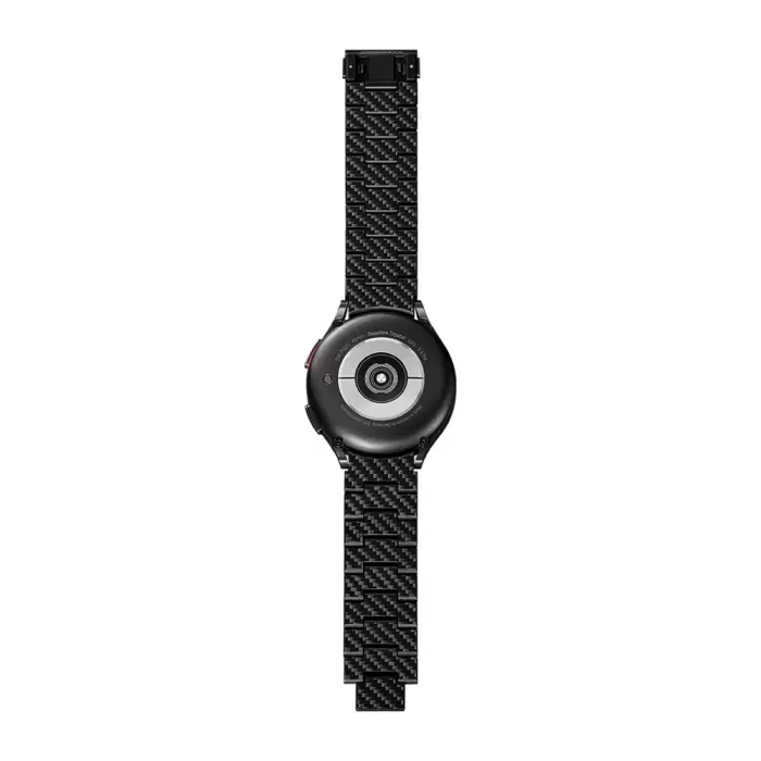 Samsung Galaxy Watch 4 40mm Karbon Fiber Pitaka Modern Series Black-grey Twill Kordon