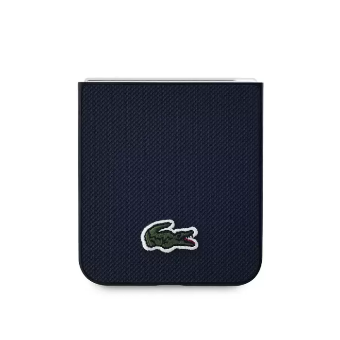 Lacoste Samsung Galaxy Z Flip 6 Kılıf | Pike Desen, Timsah Logosu