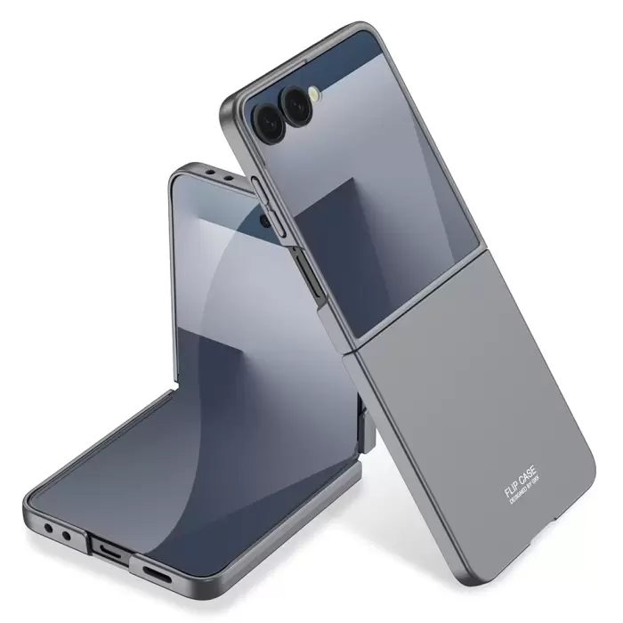 Samsung Galaxy Z Flip 7 Kılıf Lopard Sert Kıpta Kapak