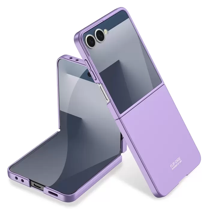 Samsung Galaxy Z Flip 7 Kılıf Lopard Sert Kıpta Kapak