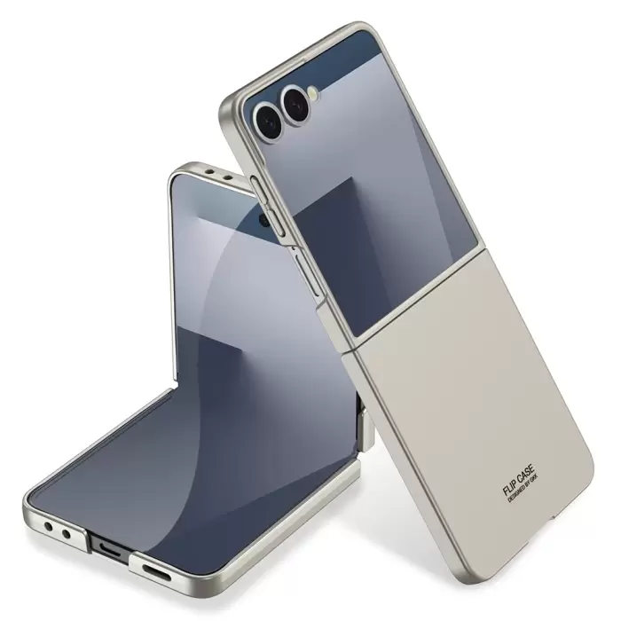 Samsung Galaxy Z Flip 7 Kılıf Lopard Sert Kıpta Kapak