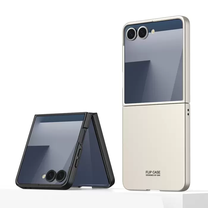 Samsung Galaxy Z Flip 7 Kılıf Lopard Sert Kıpta Kapak