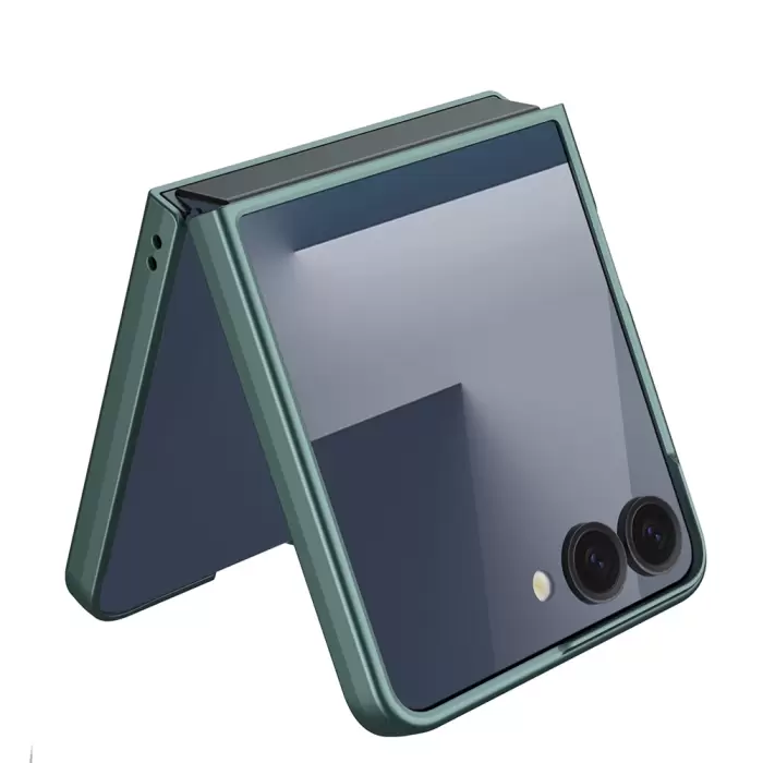 Samsung Galaxy Z Flip 7 Kılıf Lopard Sert Kıpta Kapak