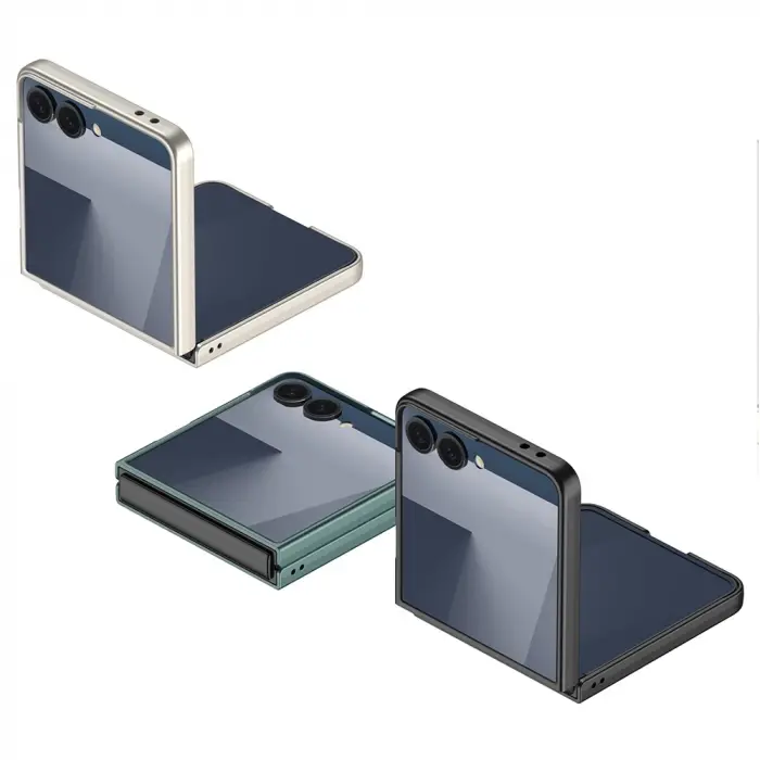 Samsung Galaxy Z Flip 7 Kılıf Lopard Sert Kıpta Kapak