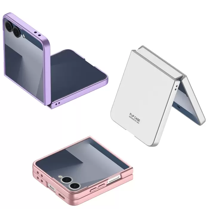 Samsung Galaxy Z Flip 7 Kılıf Lopard Sert Kıpta Kapak