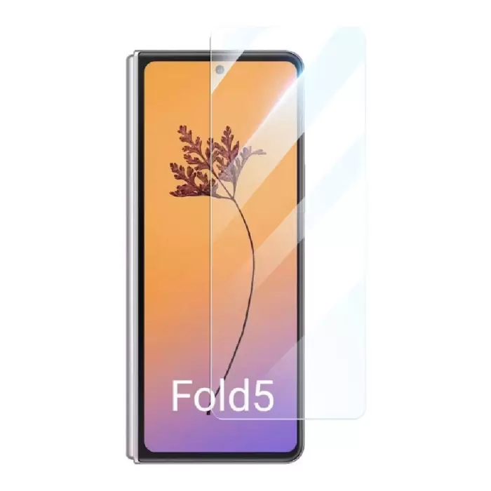 Samsung Galaxy Z Fold 5  Etnaa Şeffaf Cam Ekran Koruyucu