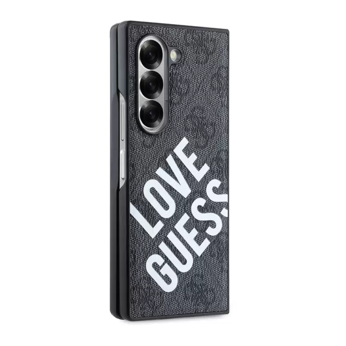 Samsung Galaxy Z Fold 6 Kılıf Guess Lisanslı Love Guess Printing Kapak