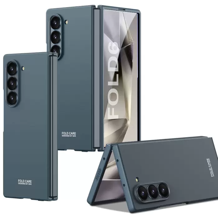 Samsung Galaxy Z Fold 6 Kılıf Sert Kıpta Isıya Duyarlı Kapak