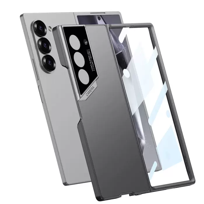 Samsung Galaxy Z Fold 6 Kılıf Ultra İnce Kamera Korumalı Sert Rubber  3. Seri Procase Kapak