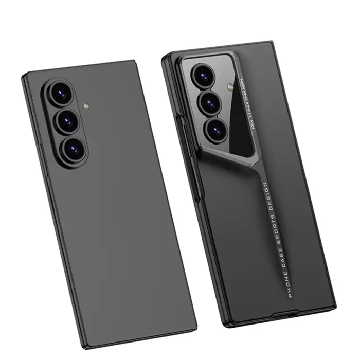 Samsung Galaxy Z Fold 7 Kılıf Ultra İnce Kamera Korumalı Sert Rubber Lopard Procase Kapak
