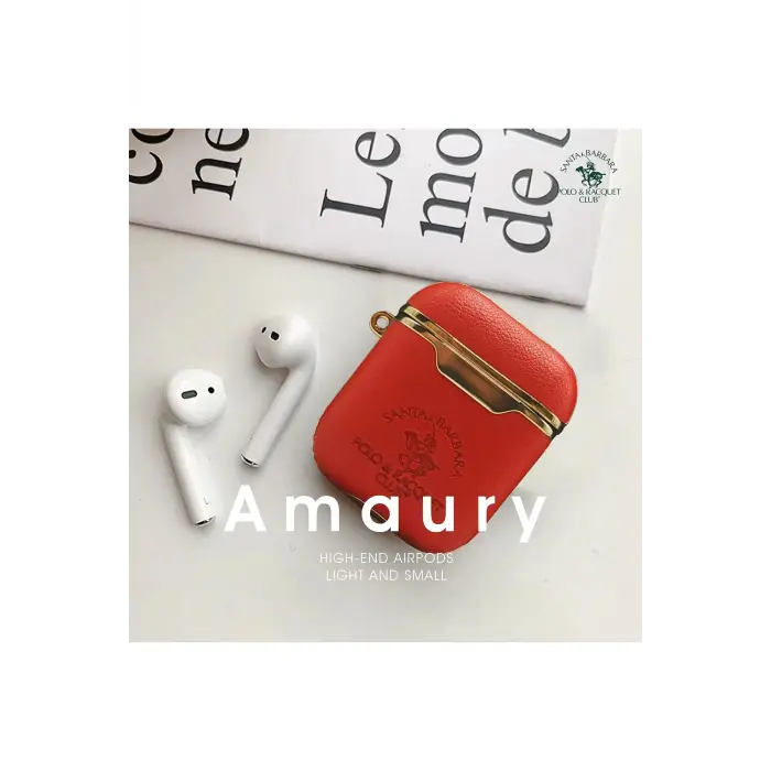 Santa Barbara Polo Racquet Club Airpods 2 (2.nesil) Amaury Kılıf - Kahverengi