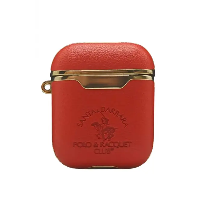 Santa Barbara Polo Racquet Club Airpods 2 (2.nesil) Amaury Kılıf - Kırmızı