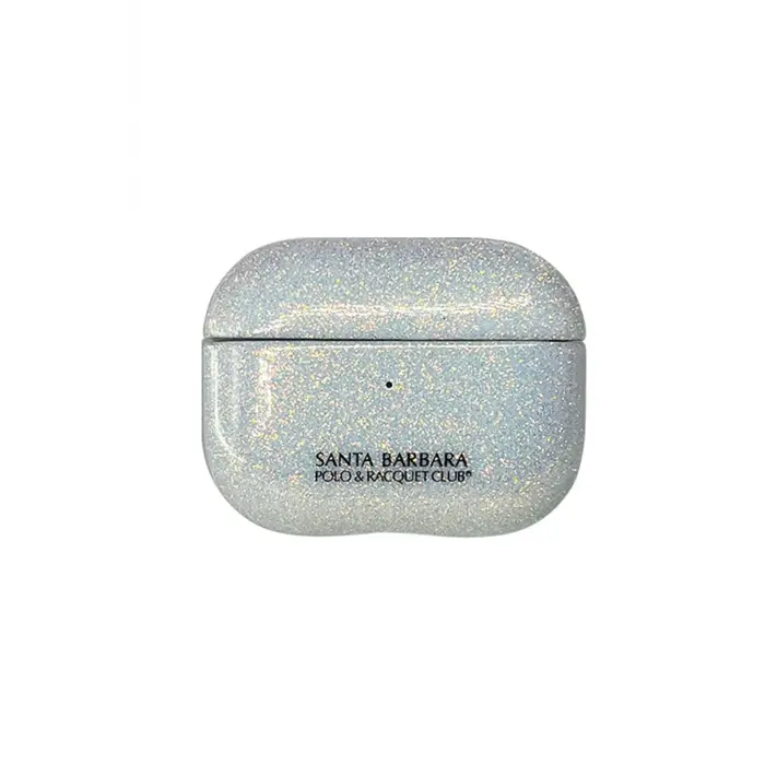 Santa Barbara Polo Racquet Club Airpods Pro 2 (2.nesil) Aurora Simli Kılıf - Beyaz