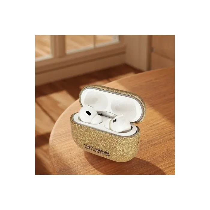 Santa Barbara Polo Racquet Club Airpods Pro 2 (2.nesil) Aurora Simli Kılıf - Beyaz
