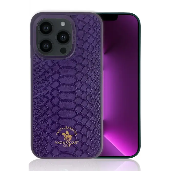 Santa Barbara Polo Racquet Club İphone 13 Pro Max Knight Deri Kapak - Kahverengi