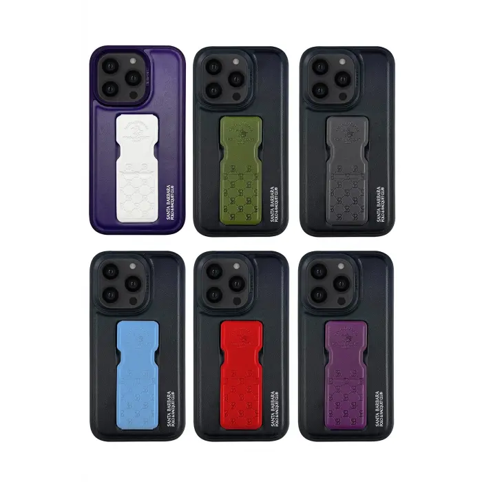 Santa Barbara Polo Racquet Club İphone 13 Pro Max Parker Stand Kapak - Kırmızı