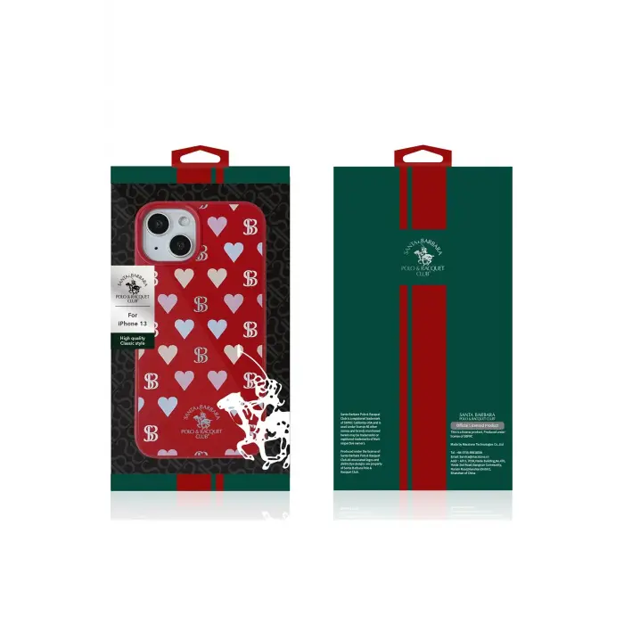 Santa Barbara Polo Racquet Club İphone 13 Pro Max Prudence Deri Kapak - Beyaz