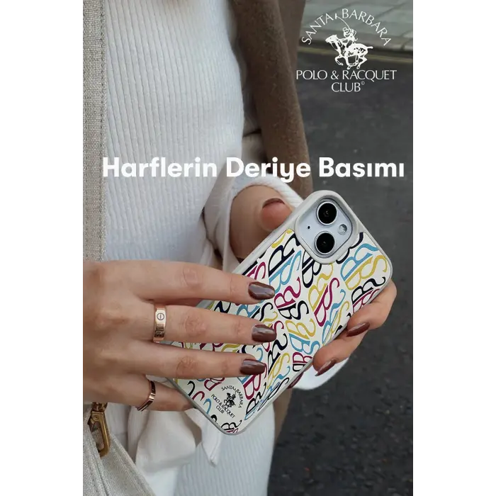 Santa Barbara Polo Racquet Club İphone 13 Pro Max Prudence Deri Kapak - Siyah