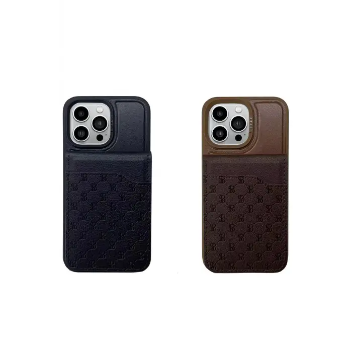 Santa Barbara Polo Racquet Club İphone 13 Pro Max Timothy Cüzdanlı Standlı Kapak - Kahverengi