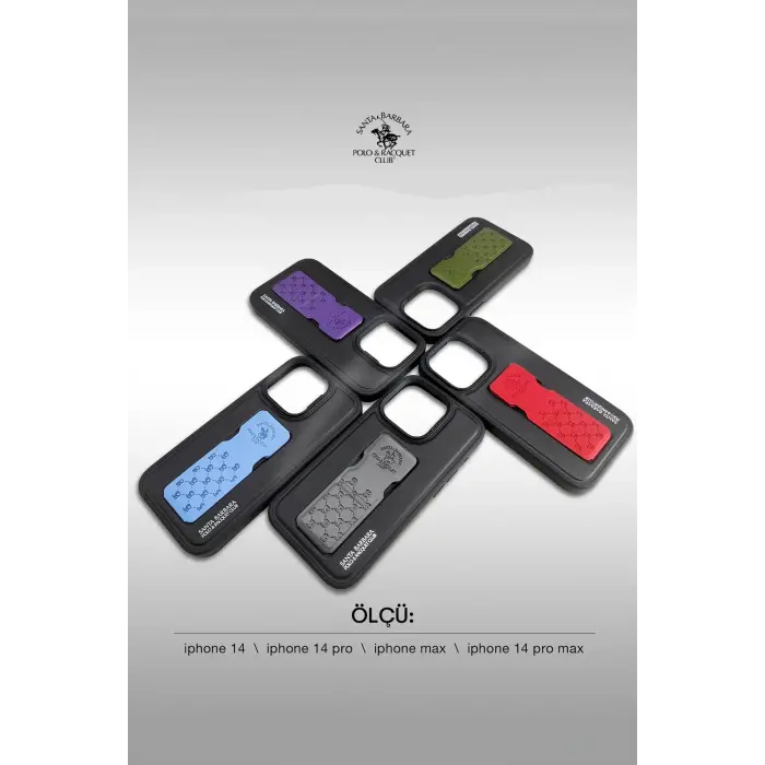 Santa Barbara Polo Racquet Club İphone 13 Pro Parker Stand Kapak - Sarı