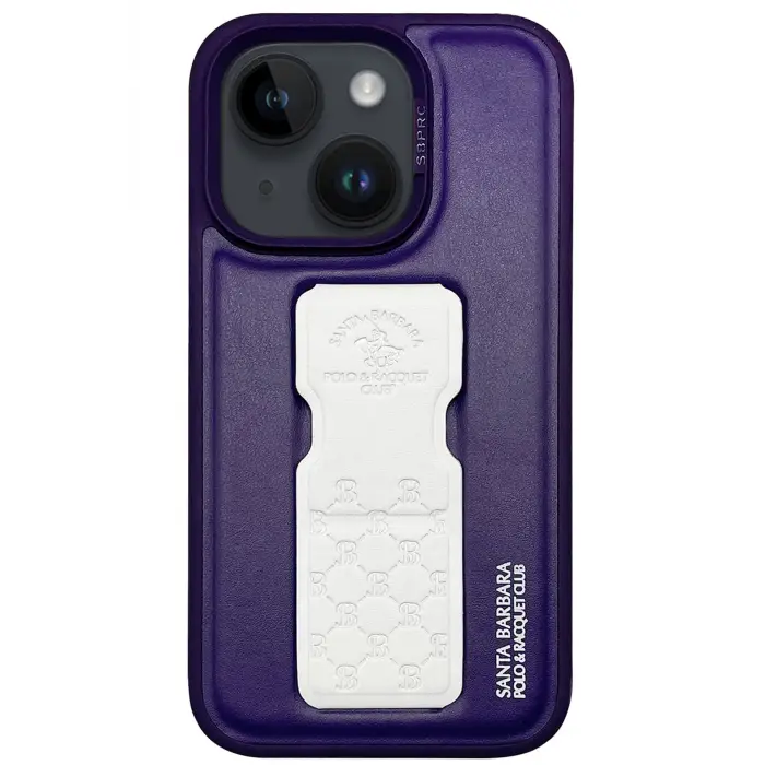 Santa Barbara Polo Racquet Club İphone 14 Parker Stand Kapak - Beyaz