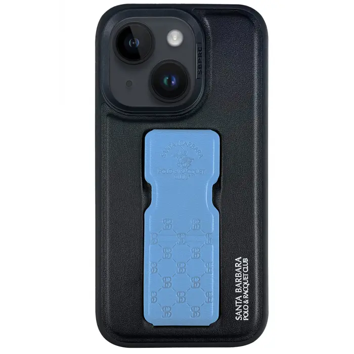 Santa Barbara Polo Racquet Club İphone 14 Parker Stand Kapak - Mavi
