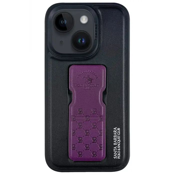 Santa Barbara Polo Racquet Club İphone 14 Parker Stand Kapak - Mor