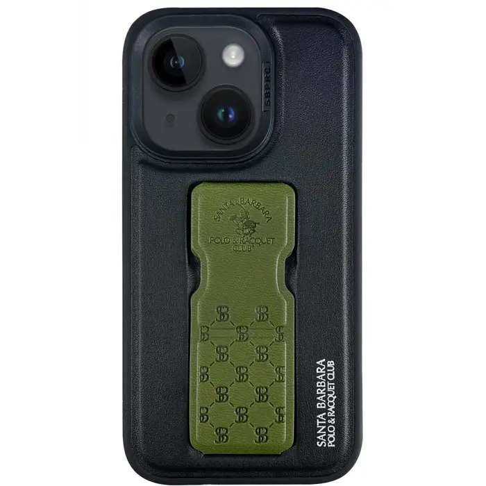Santa Barbara Polo Racquet Club İphone 14 Parker Stand Kapak - Yeşil