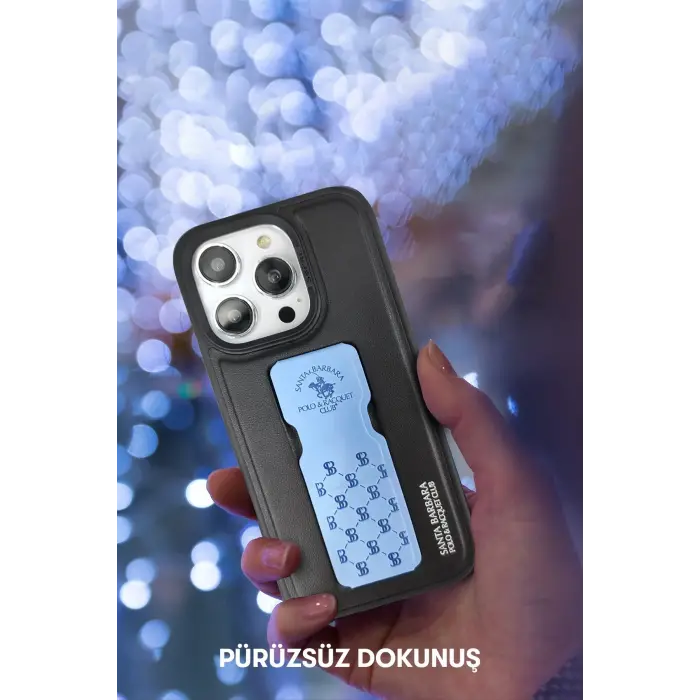Santa Barbara Polo Racquet Club İphone 14 Parker Stand Kapak - Yeşil