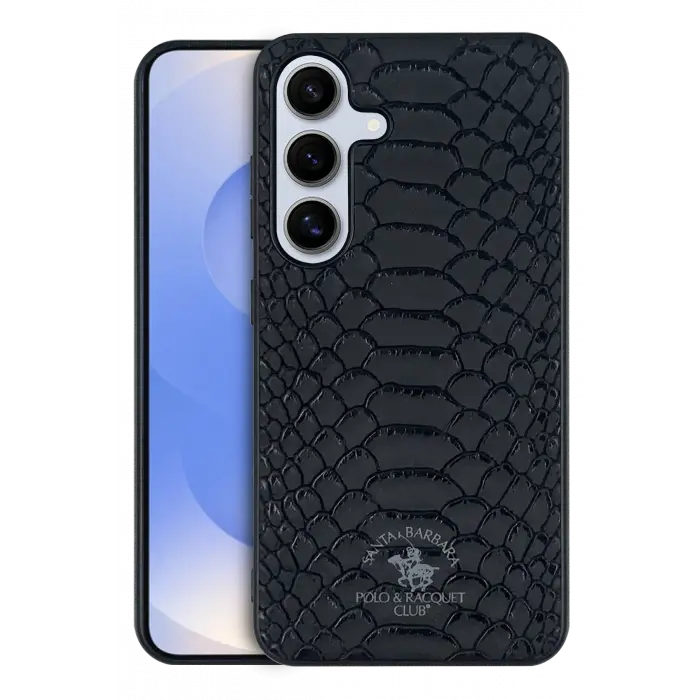 Santa Barbara Polo Racquet Club Samsung Galaxy S25 Knight Deri Kapak - Siyah