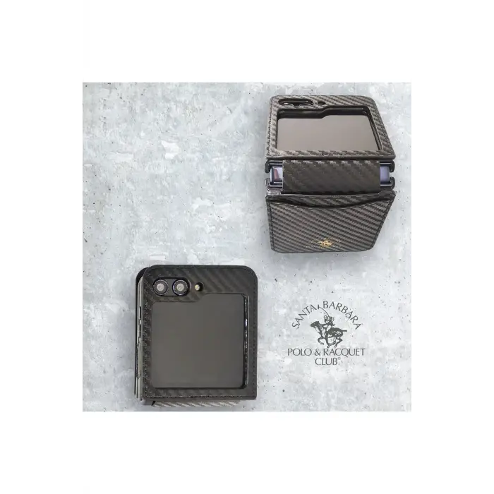 Santa Barbara Polo Racquet Club Samsung Galaxy Z Flip 5 Kent Kapak - Siyah