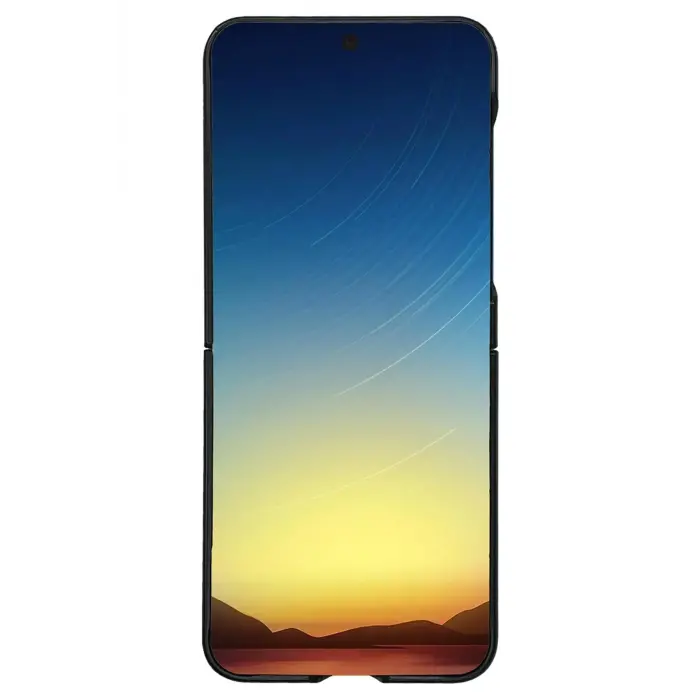 Santa Barbara Polo Racquet Club Samsung Galaxy Z Flip 5 Ravel Deri Kapak - Siyah