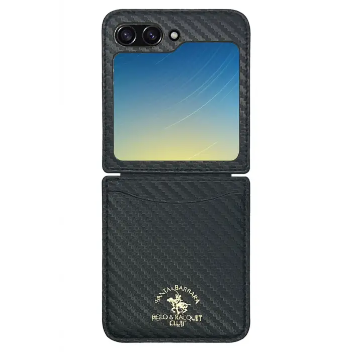 Santa Barbara Polo Racquet Club Samsung Galaxy Z Flip 6 Kent Kapak - Siyah