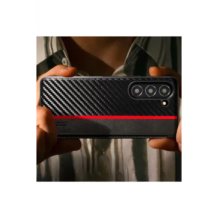 Santa Barbara Polo Racquet Club Samsung Galaxy Z Fold 5 Hazel Karbon Kapak - Siyah