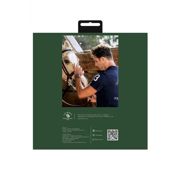 Santa Barbara Polo Racquet Club Samsung Galaxy Z Fold 5 Hazel Karbon Kapak - Siyah