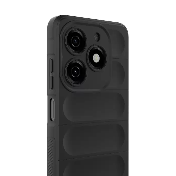 Tecno Spark 20 Kılıf Esnek Tpu Oyuklu Arka Yüzey Tasarımlı Lopard Etnik Silikon Kapak