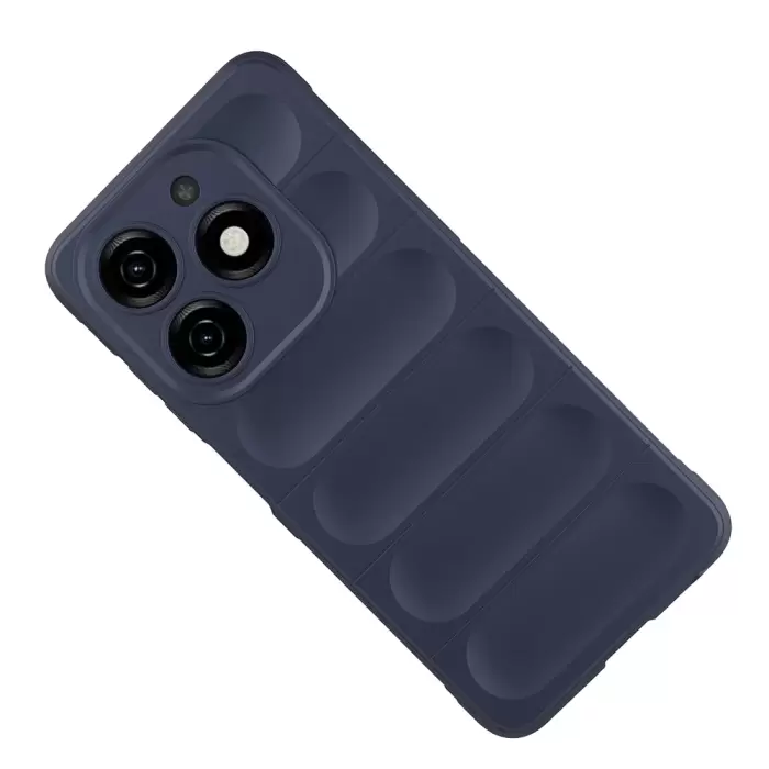 Tecno Spark 20c Kılıf Esnek Tpu Oyuklu Arka Yüzey Tasarımlı Lopard Etnik Silikon Kapak