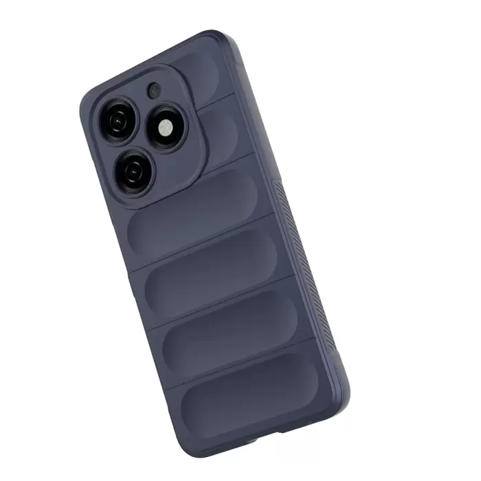 Tecno Spark 20c Kılıf Esnek Tpu Oyuklu Arka Yüzey Tasarımlı Lopard Etnik Silikon Kapak