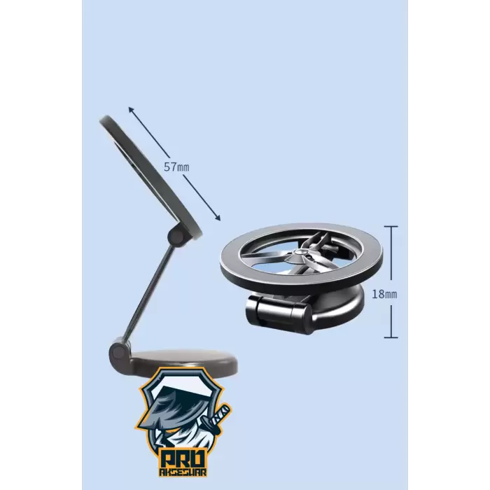 Üst Kalitede Magsafe Telefon Tutucu Araç İçi ve Yayıncı Standı 360 Dönebilen Güçlü Manyetik Tutucu