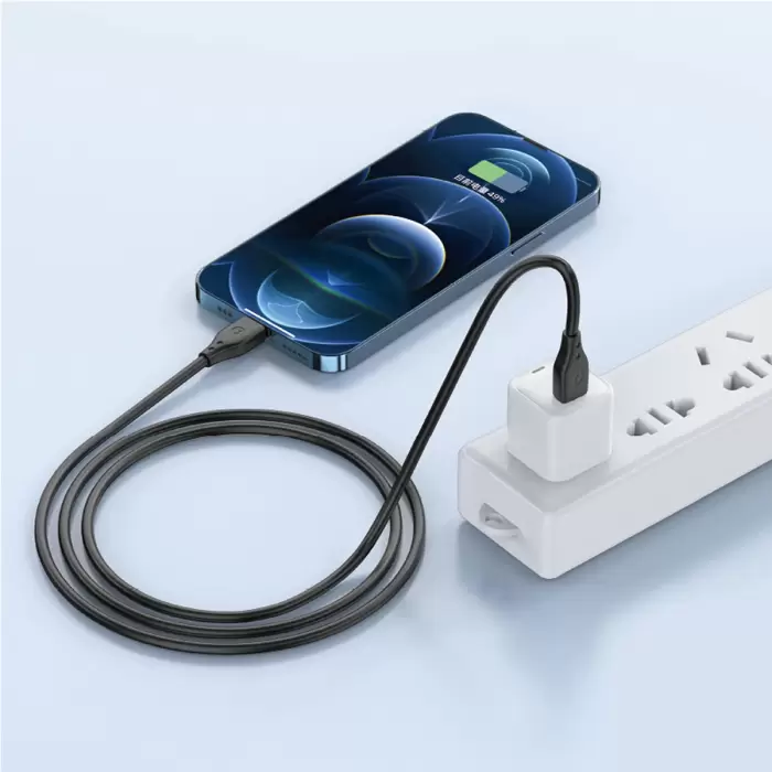 Wiwu Pioneer Wi-c002 Ultra Esnek 30w Hızlı Şarj Özellikli Type-c To Lightning Pd Kablo 1m