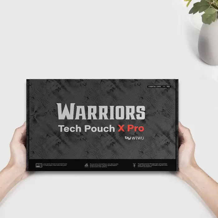 Wiwu Warriors Tech Pouch X Pro Dupont Cordura 1000d Naylon Kumaş Macbook Aksesuar Çantası