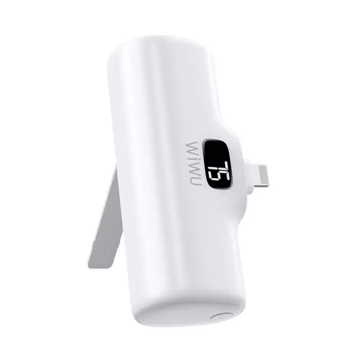 Wiwu Wi-p017 Capsule Series 2in1 Mini Taşınabilir Standlı Lightning Powerbank 5000mah