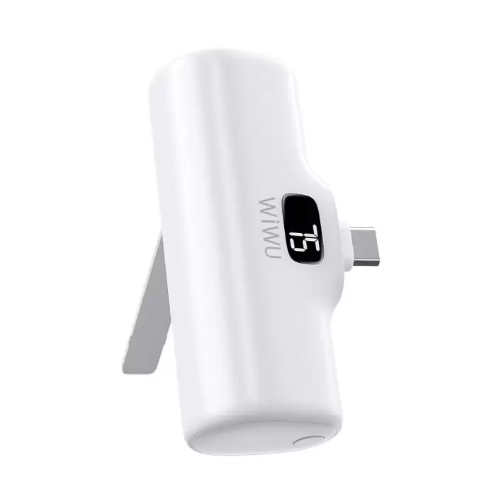 Wiwu Wi-p017 Capsule Series 2in1 Mini Taşınabilir Standlı Type-c Powerbank 5000mah