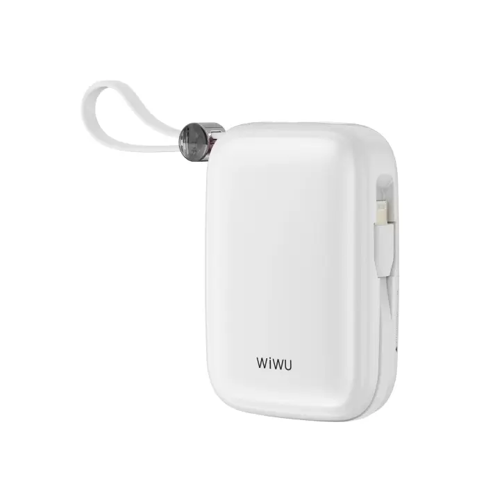 Wiwu Wi-p042 Monaco Series Lightning Kablolu Dijital Led Göstergeli Askılıklı Powerbank 10000mah